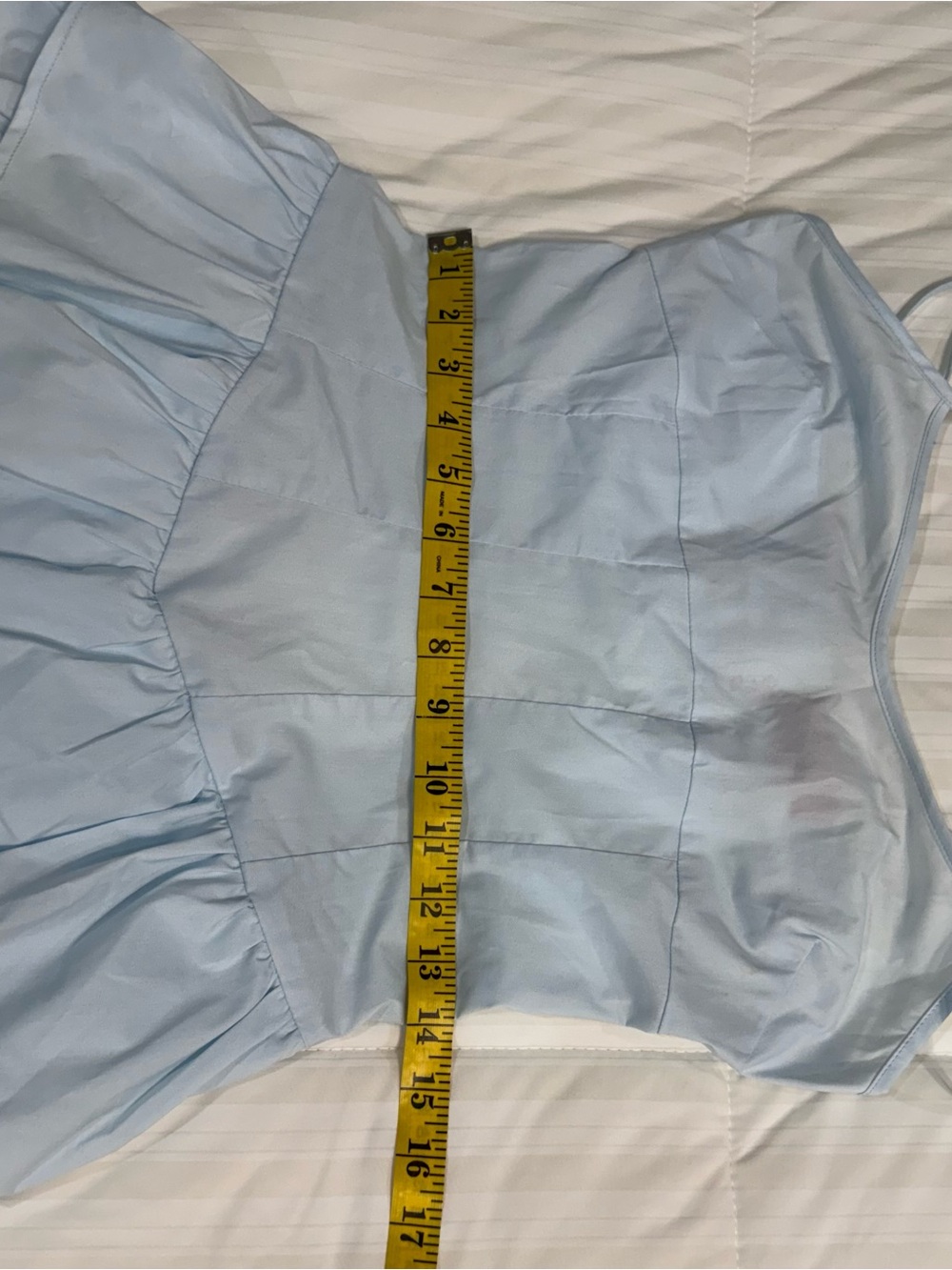 Edikted Light Blue Ruffled Romper.NWT - Picture 6 of 8